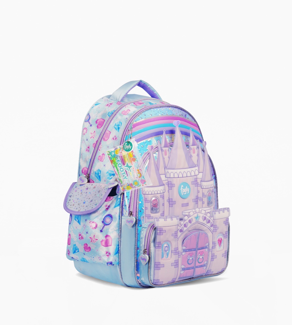 MOCHILA FOOTY 18” LILA